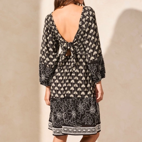 Tribal 2 Way Embroidered Dress in Black - Size XS - Picture 2 of 4